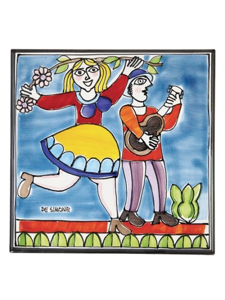 Piastrella Folk Serenata Ceramiche De Simone PI297FCFK-27G