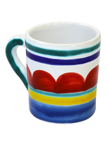 Tazza Mug Ceramiche De Simone decorata a mano Sibari