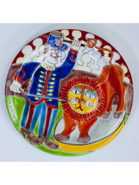 Circular Plate DS 25 cm Lion Tamer PT25DS-11