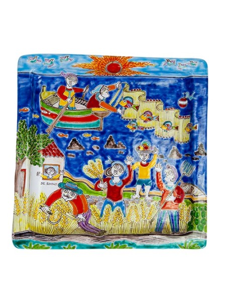 Squared Plate DS PQ37DS-8 Fishing and Grain Harvest