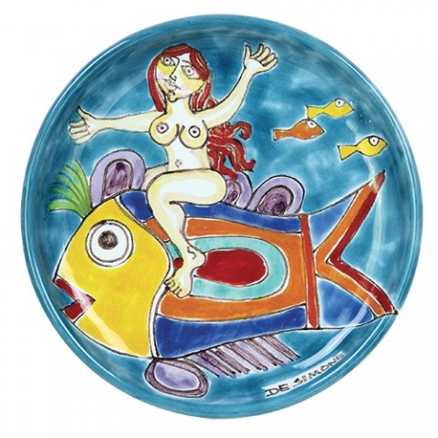 Circular plate DS 15 cm Mermaid PT15DS-6