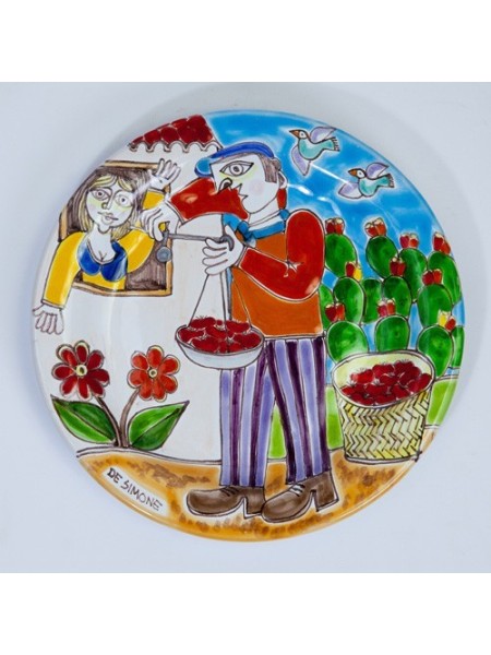 Circular plate DS 18 cm Weighing Fruit PT18DS-39