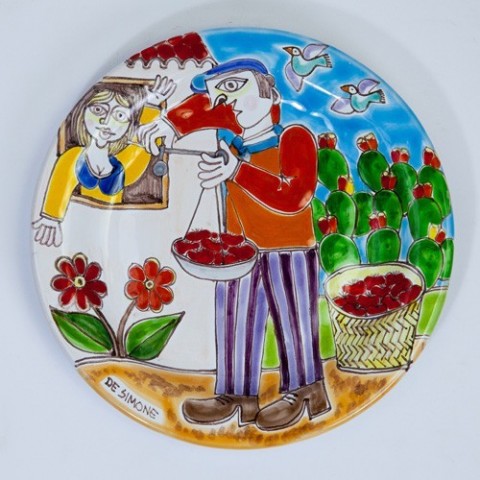 Circular plate DS 18 cm Weighing Fruit PT18DS-39