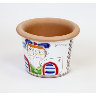 Vaso Tondo marinaio ceramiche de simone Folk VSPT819FK-2