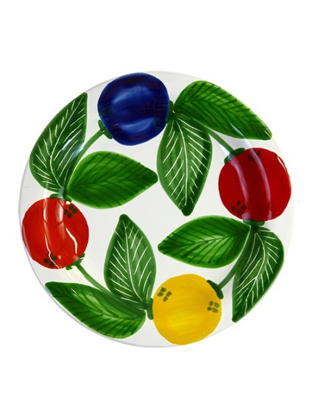Piatto Tondo ceramica artigianale siciliana de simone Elba PTEL