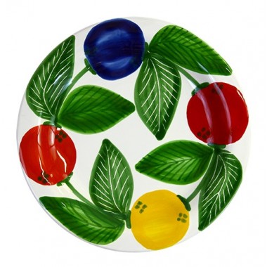 Piatto Tondo ceramica artigianale siciliana de simone Elba PTEL