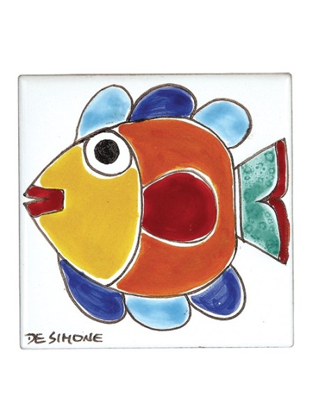 Tozzetto pesce ceramiche de simone Folk TZT685FCFK-20