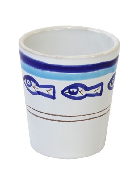 Handmade ceramic Glass Corfù de simone pottery