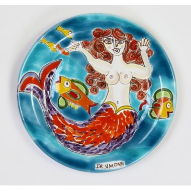 Circular Plate Mermaid DS 18 cm PT18DS-01