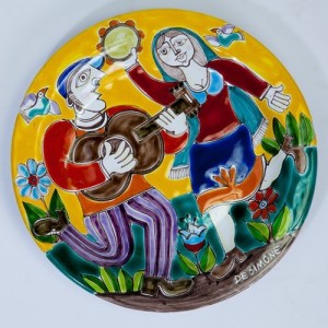 Piatto Tondo DS 25 cm PT25DS-05 danza