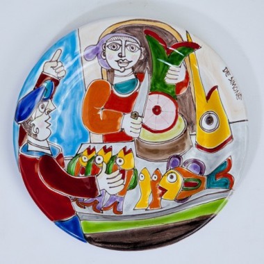 Circular Plate DS 18 cm Fishmonger PT18DS-15