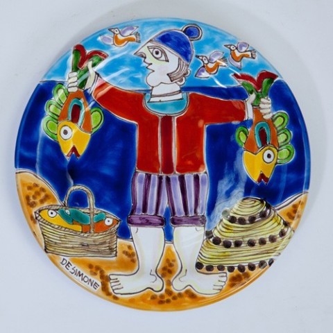Circular Plate DS 18 cm Fishmonger PT18DS-25