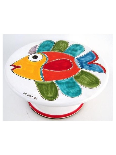 Alzata piana Centrotavola pesce Folk ALZ260FK-2