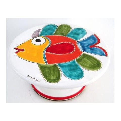 Alzata piana Centrotavola pesce Folk ALZ260FK-2