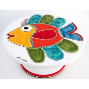 Alzata piana Centrotavola pesce Folk ALZ260FK-2