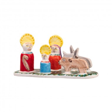 Ceramic handmade Christmas Crib de simone pottery PRE813