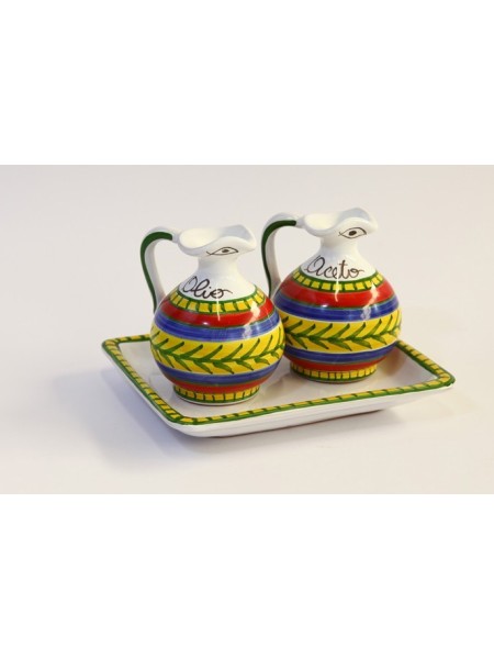 Oil and Vinegar Set Vulcano
