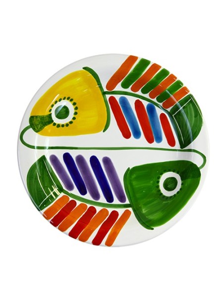 Piatto Tondo Filicudi PTFI Ceramiche De Simone