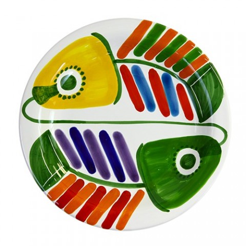Piatto Tondo Filicudi PTFI Ceramiche De Simone