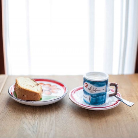 Tazzina + Piattino Itaca Ceramiche De Simone