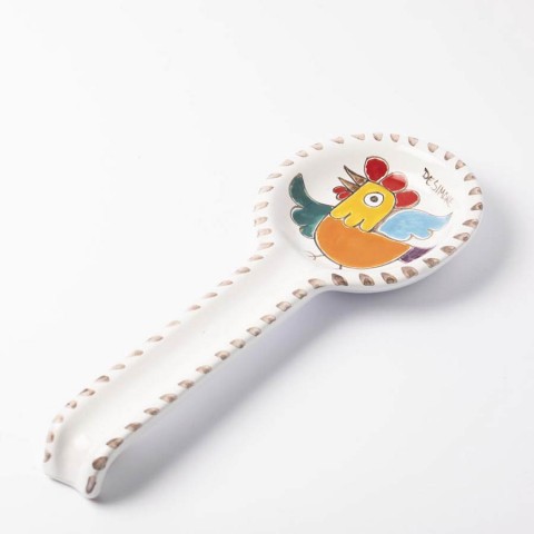 Poggiamestolo in ceramica Folk PMS6AFK