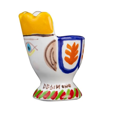 Egg-cup white clay Queen TP182PU