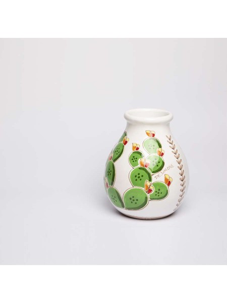 Vaso Folk Fichi d'India ceramiche de simone VS539FC