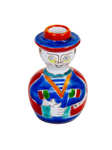 Portacandela ceramiche de simone Omino OMP246-2