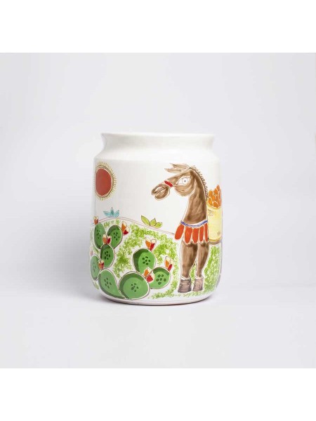 Vase Folk de simone pottery Donkey VS518FKE