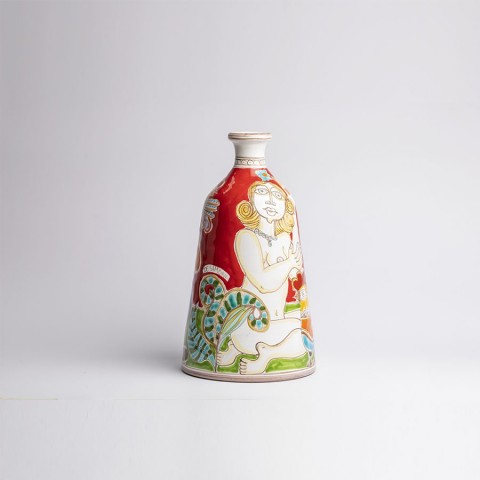 Sicilian ceramic vase de simone pottery VS647LT