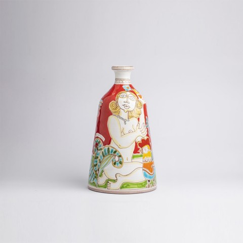 Ceramic vase de simone sicilian pottery VS647LT