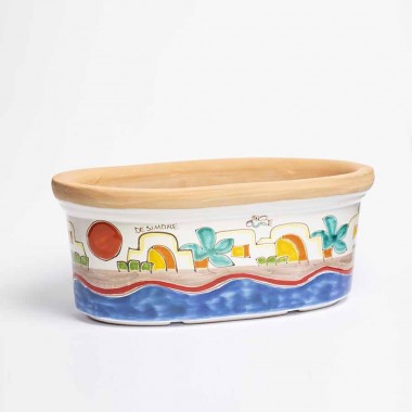 Fioriera ceramiche de simone dammusi Vaso Porta Pianta VSPO819DA