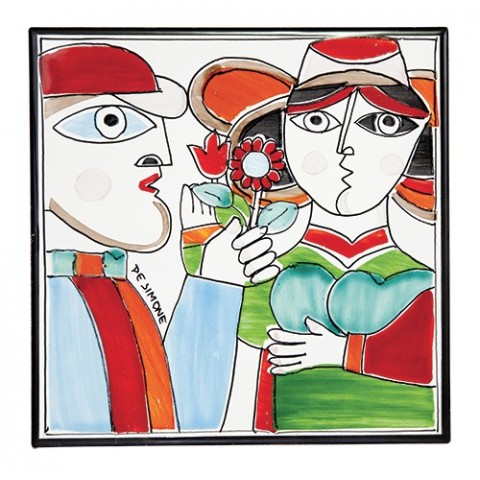 Ceramic Wall Tile Folk Lovers PI297FK-04G