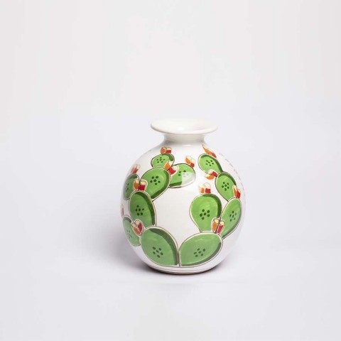 Vaso Tondo in ceramica Folk VS507FK-FC