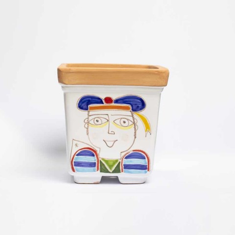 Handmade Ceramic Vase de simone pottery Sailor Folk VSPQPES