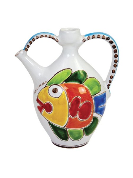 Brocca Folk pesce ceramiche de simone BR79FK