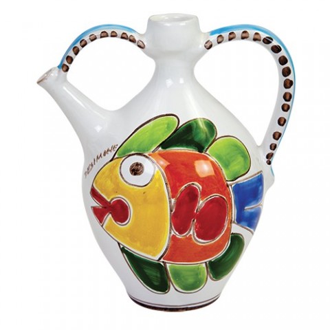 Brocca Folk pesce ceramiche de simone BR79FK