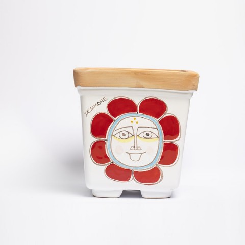 Vaso Porta Pianta Folk VSPQSOL de simone