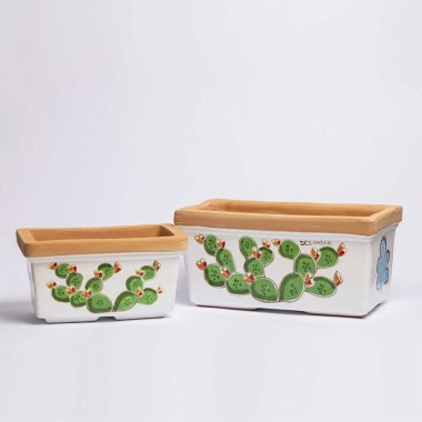 Vaso ceramica Porta Pianta Folk VSPRFC