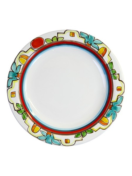 Handmade ceramic Round Plate Dammusi PTDA