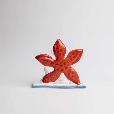 Napkin ring Folk mermaid starfish