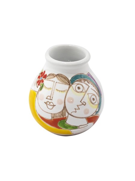 Vaso Fidanzati Folk VS539FKE ceramiche de simone
