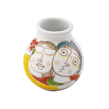 Vase Lovers Folk VS539FKE De Simone Pottery
