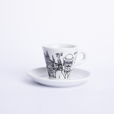 Coffee Cup with Saucer Milano