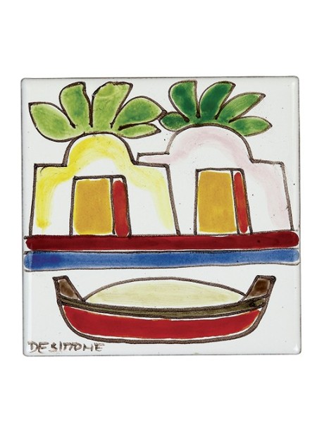 Tozzetto ceramica de simone Folk Dammusi TZT685FK-10