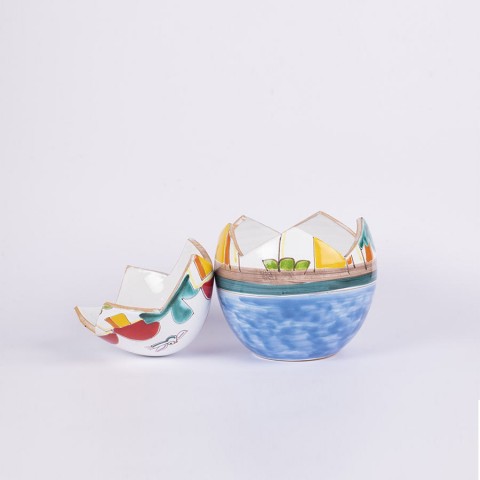 Uovo pasqua Dammusi ceramiche de simone