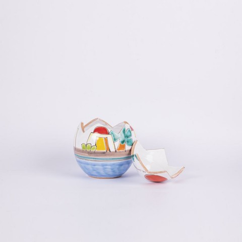 Uovo pasqua ceramica Dammusi de simone
