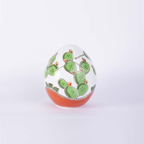 Uovo pasqua Cactus ceramiche de simone