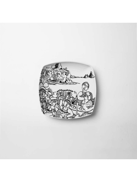 Squared plate Aci Castello