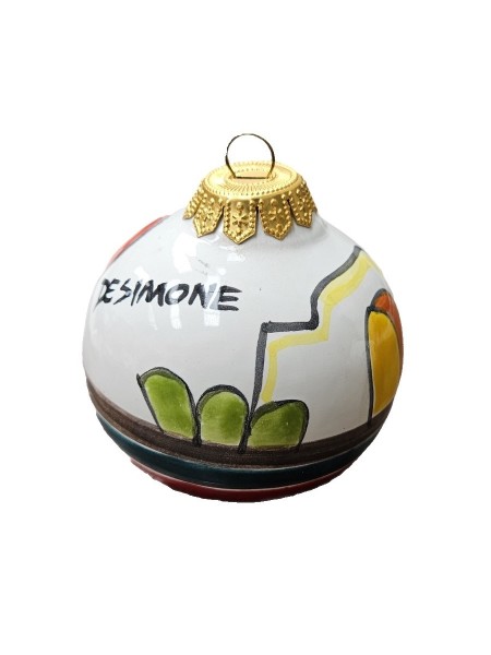 Palla di Natale Dammusi Ceramiche De Simone